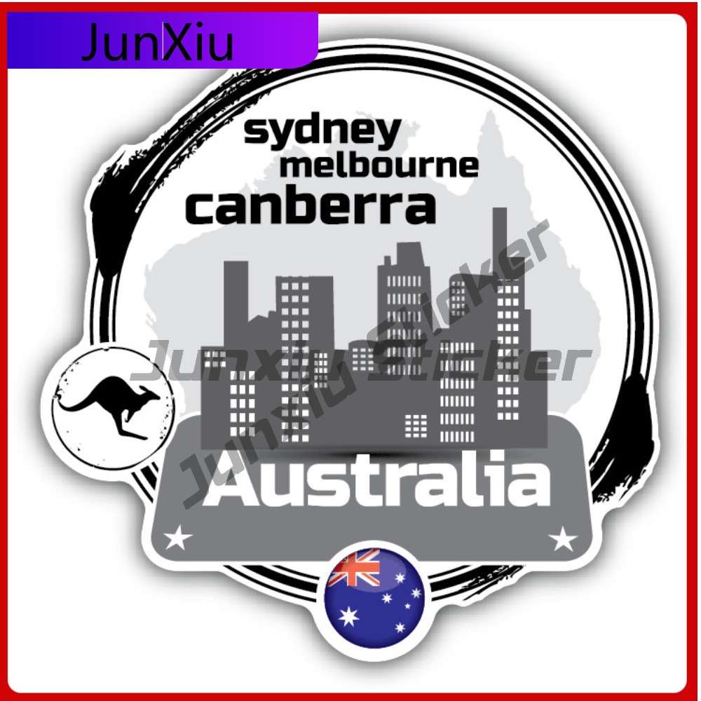 Car Accessories Australia - Stiker Bumper Mobil Stiker Grunge Bendera