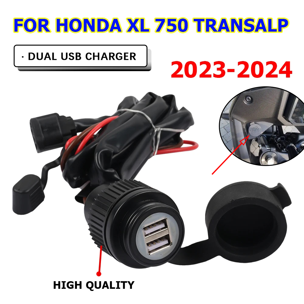 Car Accessories Xl - Pengisi daya soket antarmuka USB ganda