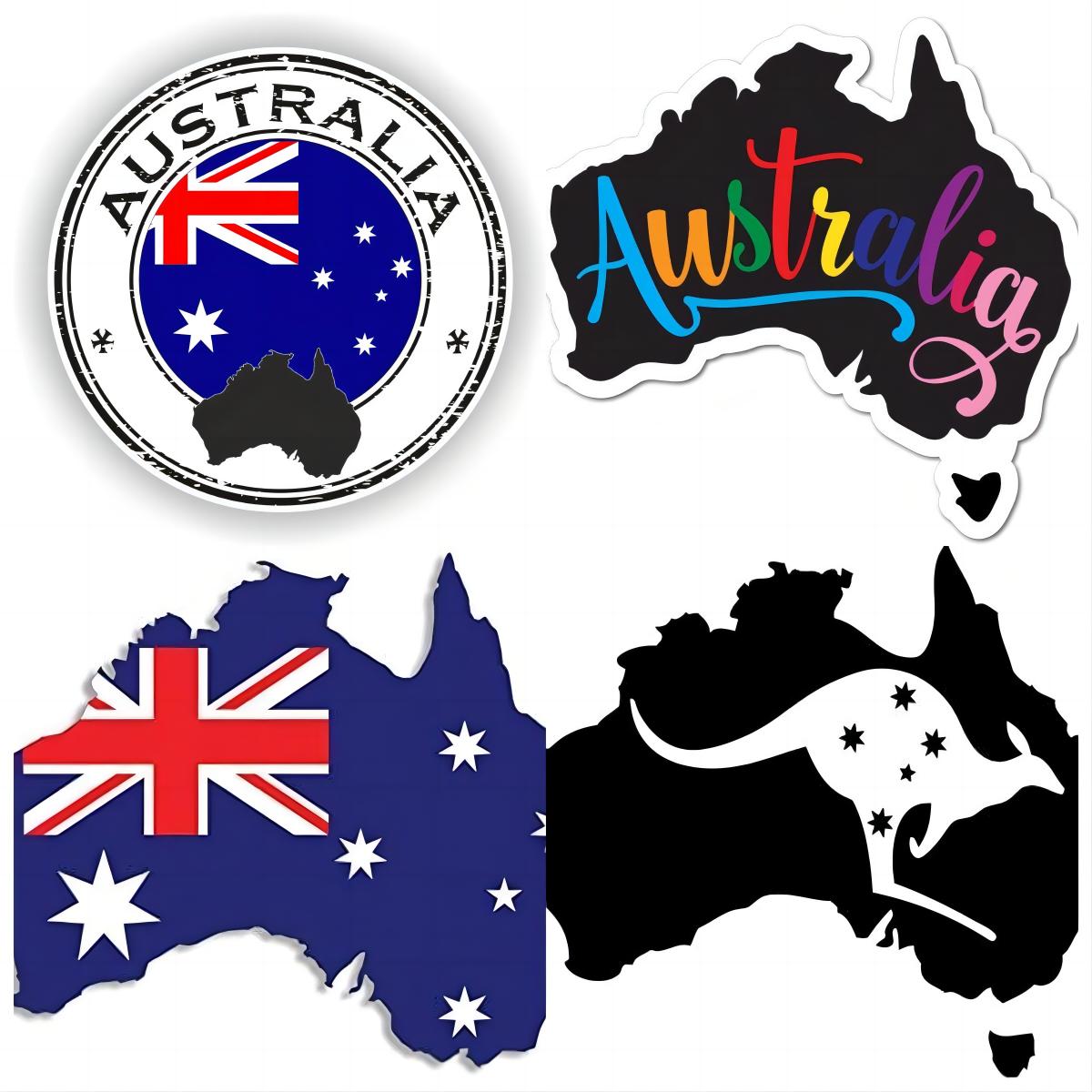 Car Accessories Australia - Stiker dan Dekal Bendera Australia Aksesoris