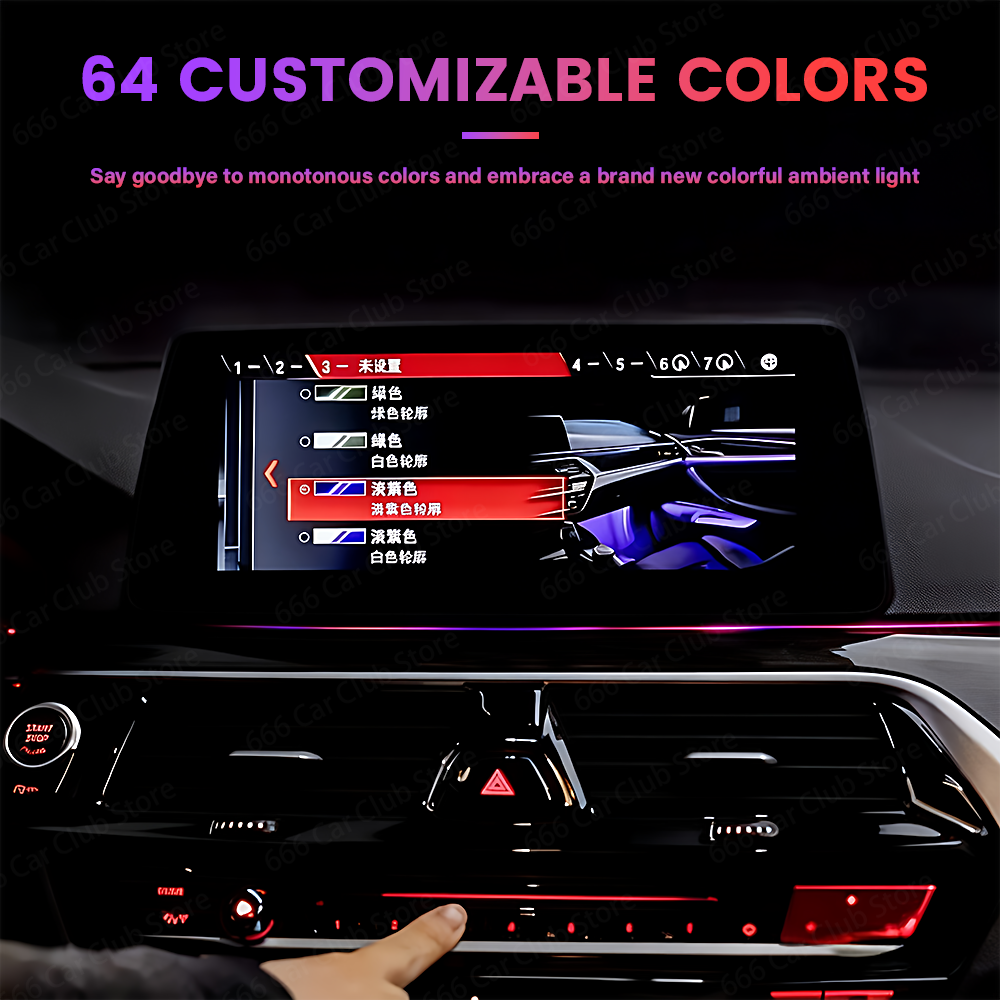 Upgrade 11 Warna menjadi 64 Wa - Led Interior Ambient Light ulasan dan harga