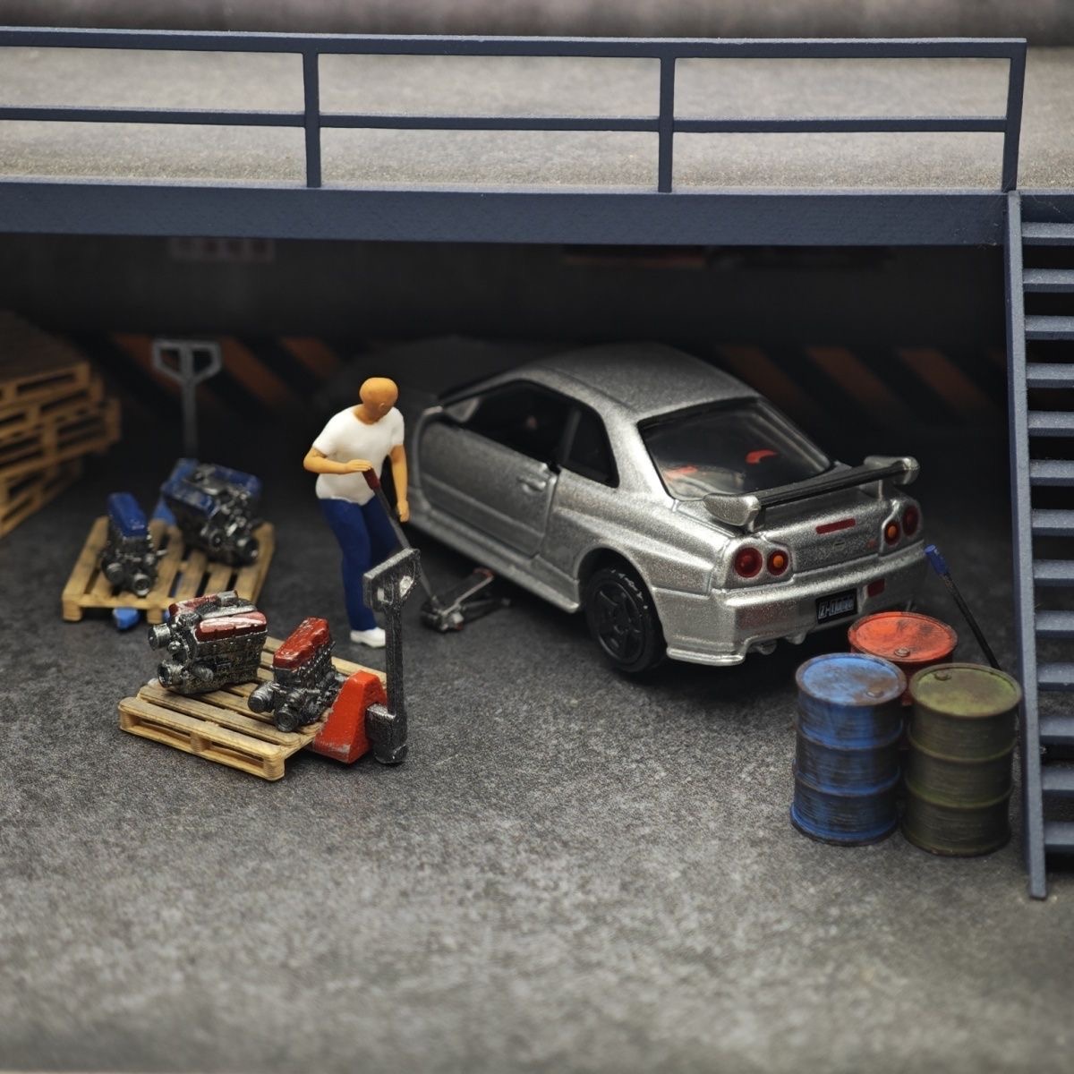 1:64 Dekorasi Adegan Bengkel P - Car Accessories For Decoration ulasan dan harga