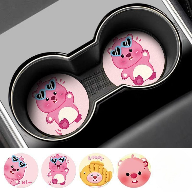 Alas Gelas Mobil Kartun Kreati - Car Accessories For Decoration ulasan dan harga