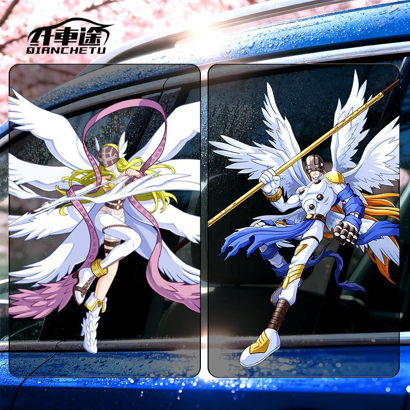 Stiker Mobil Digimon Stiker De - Car Accessories For Decoration ulasan dan harga