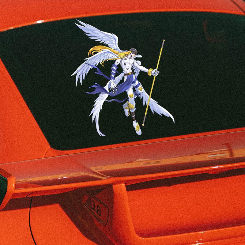 Stiker Mobil Digimon Stiker De - Car Accessories For Decoration ulasan dan harga