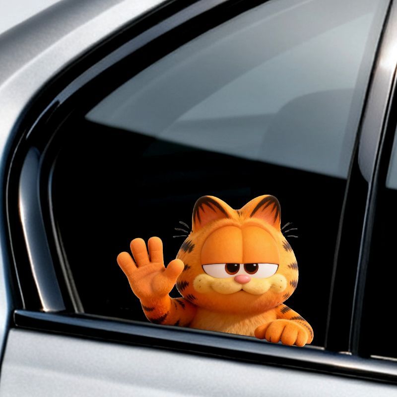Stiker Garfield anime kartun l - Car Accessories For Decoration ulasan dan harga