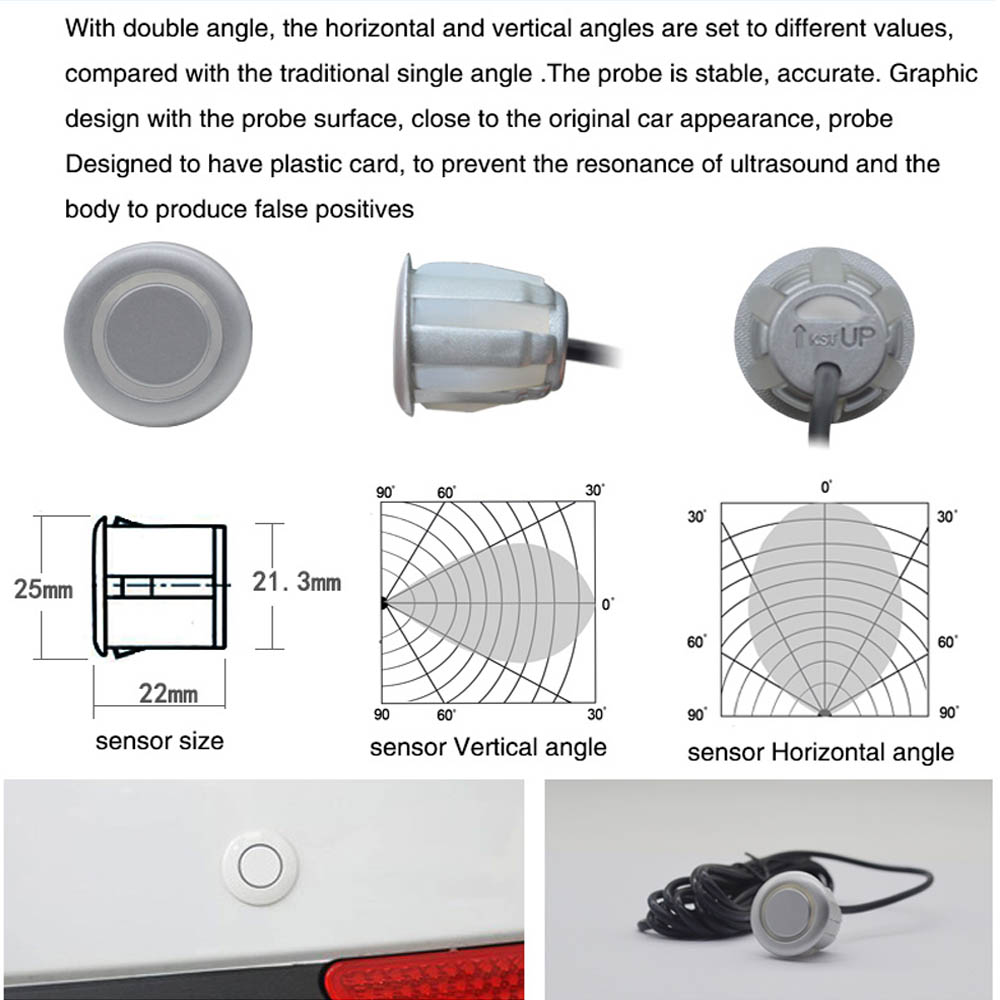8 Sensor Parkir Mobil Parktron - Car Accessories Near Me ulasan dan harga