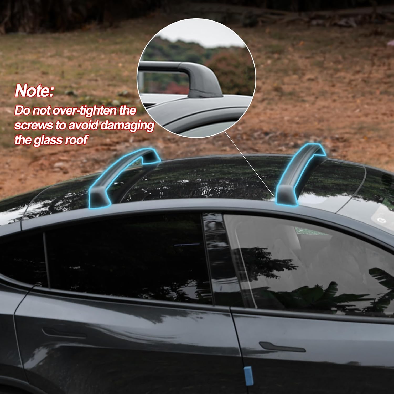 Rak Bagasi Atap Tesla Model Y  - Car Roof Rack Cross Bar ulasan dan harga